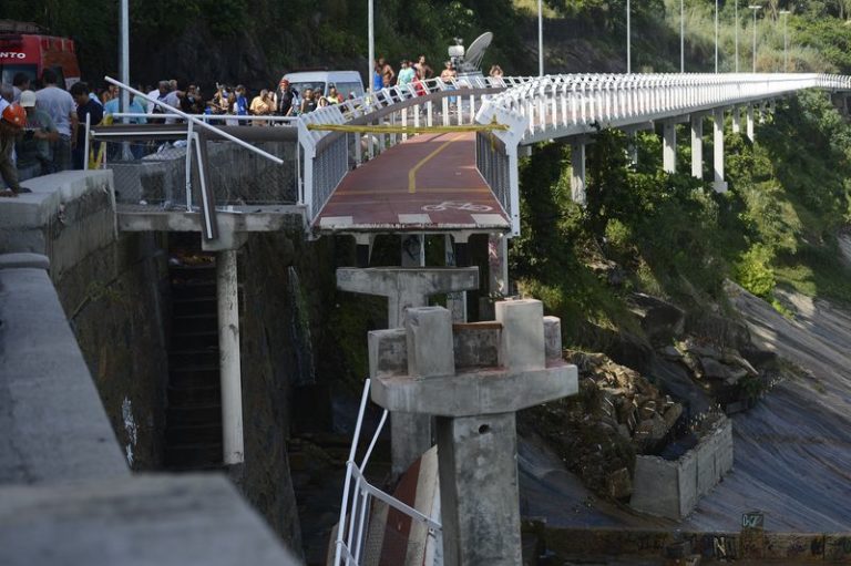 Perícia aponta que falha de projeto causou queda de ciclovia no Rio de Janeiro