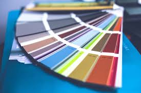 Paleta de cores ajuda a definir o tipo de pintura a usar