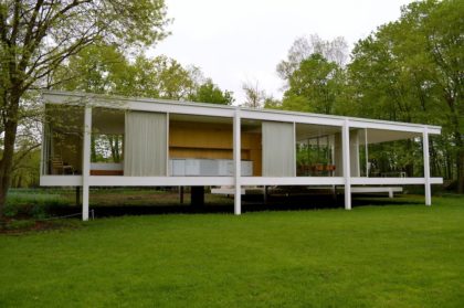 Casa Farnsworth (Mies Van Der Rohe) – Cobertura em laje plana impermeabilizada