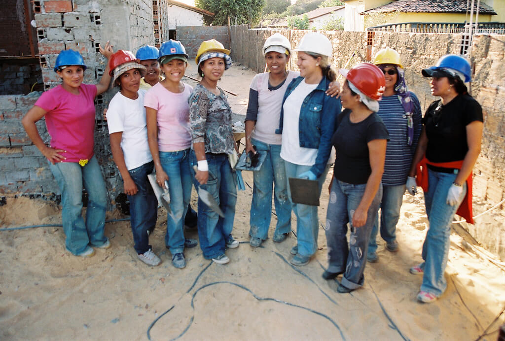 mulheres na construção civil