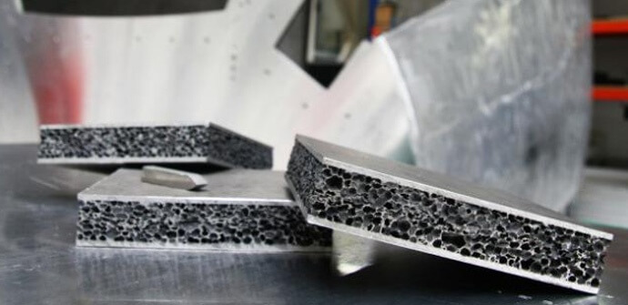 Espuma de alumínio materiais de construção inovadores